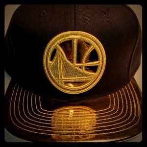 Mitchell & Ness Gold Foil Golden State Warriors